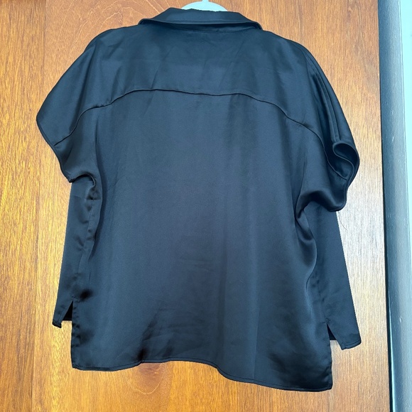 Rachel Zoe Short Sleeve Silk Blouse - Picture 2 of 3